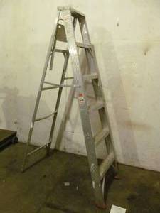 lot 66 image: Aluminum ladder