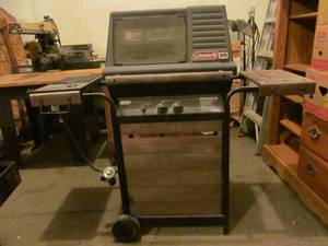 lot 75 image: Coleman burner Grill