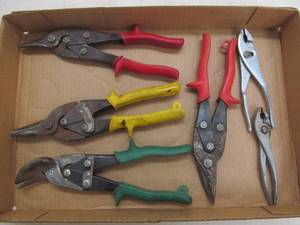 lot 221 image: Shears, Pliers