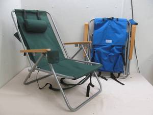lot 190 image: Aluminum folding camp chairs