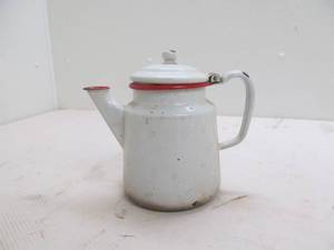 lot 283 image: Enamel coffee percolator