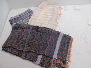 lot 285 image: vintage braided rugs