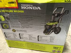 RYOBI 3000 PSI 2.3-GPM Honda Gas Pressure Washer SEE PICS
