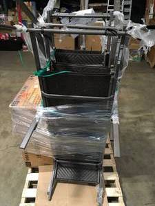 ASSORTED PALLET WITH OUTDOOR PATIO CHAIRS SEE PICS