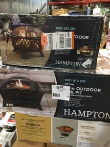 ASSORTED HAMPTON BAY FIRE PITS SEE PICS