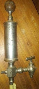 lot 195 image: Metal Pump Beer tap