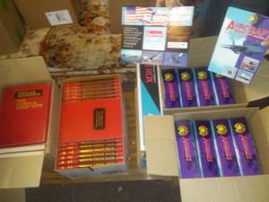 lot 198 image: Books Aircraft, Handyman, Popular Mechanics, Wildlife (5 boxes)