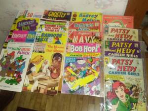 lot 555 image: 16 Comic Books - Lancelot Link, Patsy & Hedy, Bob Hope, Hairbear Bunch & more. Fair to Near Mint.