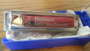 lot 83 image: Harmonica by Hohner in Brazil.