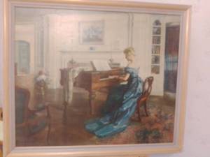 lot 95 image: Framed Art 13 x 28 (2)