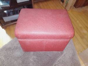 lot 124 image: Stowaway covered chest, home interiors new in box and more.