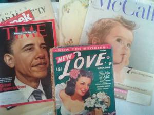 lot 61B image: Vintage Periodicals and more. Great Vintage Advertising.
