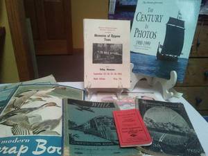 lot 61D image: Vintage Scrap Books with contents and more