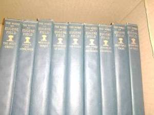lot 557 image: The Works of Eugene Field (9 volumes) - Great Condition.