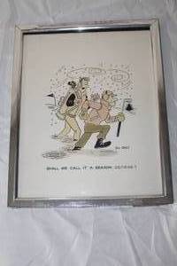 lot 167 image: Shall We Call It A Season, George  by Bill Davey  Framed Print