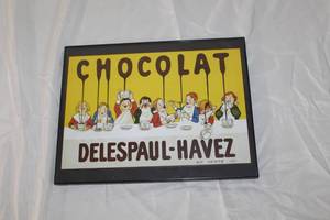 lot 173 image: Chocolat Delespaul-Havez  Framed Wall Art