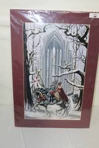 lot 169 image: Faith Open Edition  by R. Thompson  Matted Art
