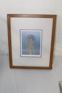 lot 181 image: Moon Maiden  by Ioyan Mani  Matted Framed Art