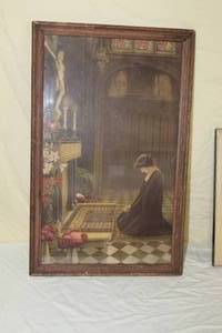 lot 11 image: Prayer  Framed Wall Art