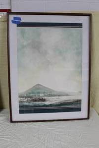 lot 20 image: Pond 1  by Renata Zerner  #61350  Matted Framed Print