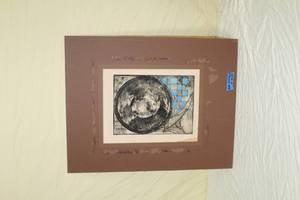 lot 26 image: 1976  His Masters Voice Opus 64  by Michael T. Ohl  # 33  Matted Framed Print