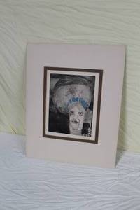 lot 27 image: 1976  His Masters Voice Series II  by Michael T. Ohl  # 13  Matted Framed Print
