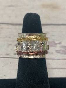 lot 16 image: Hand Made Womens Spinner Ring Size 7