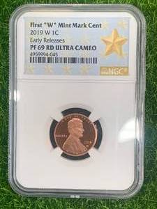 lot 30 image: 2019 w Ultra Cameo Penny PF69