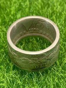 lot 34 image: Morgan Dollar Hand Made Ring Size 10