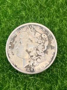 lot 63 image: 1891 Morgan Silver Dollar