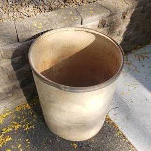 lot 162 image: Cardboard Paper Barrel