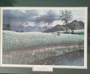 lot 107 image: Ken Zylla Print HOKKAIDO MALLARDS  Framed, Signed and Numbered
