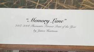 lot 110 image: James Hautman Print MEMORY LANE  Signed and Numbered