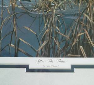 lot 115 image: Jim Hansel Print AFTER THE THAW  Framed, Signed  and Numbered