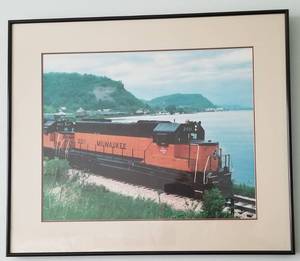lot 112 image: The Milwaukee Road Train 2011 Photo Framed