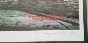 lot 125 image: Randall Raduenz Print WOODLAND WOODIES  Framed, Signed and Numbered