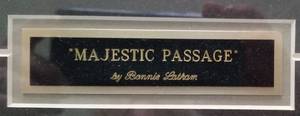 lot 100 image: Bonnie Latham Print MAJESTIC PASSAGE  Framed, Signed and Numbered