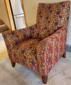 lot 27 image: Pop Art Upholstered Armchair