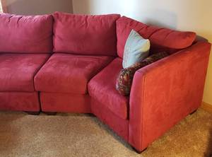 lot 10 image: Sofa & Chairs Corner Sectional