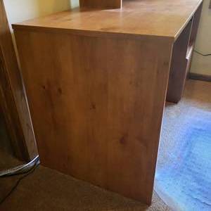 lot 84 image: Oak Home Office Workstation