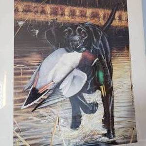 lot 146 image: Steve Hamrick Print DUTY BOUND  Signed and Numbered
