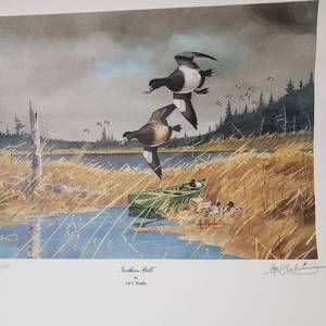 lot 148 image: Les Kouba Print NORTHERN BILLS  Signed and Numbered