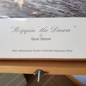 lot 155 image: Scot Storm Print RIPPIN THE DAWN  Signed and Numbered