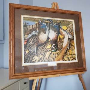 lot 139 image: S.P. Hamrick Print JUST REWARDS  Framed, Signed and Numbered