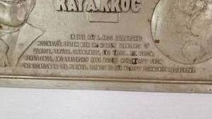 lot 165 image: McDonalds Cornerstone Placque Featuring Ray Kroc