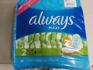 lot 10 image: Always Maxi 42 Pads...