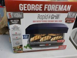 lot 11 image: George Foreman Rapid Grill...