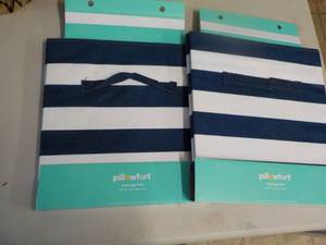 lot 15 image: Set of 2 Pillowfort Storage Bins...
