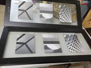 lot 31 image: Set of 2 - 10 x 26 Floating Frames...