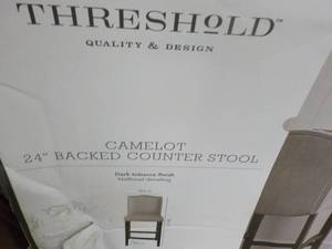 lot 4 image: Threshold Camelot 24 Backed Counte...